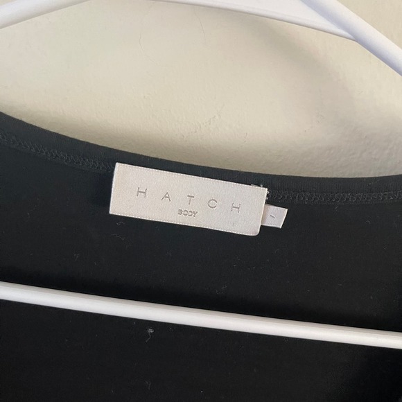 Hatch Womens Size 1 (Small) Maternity The 3/4 Body Dress Black - Picture 5 of 8